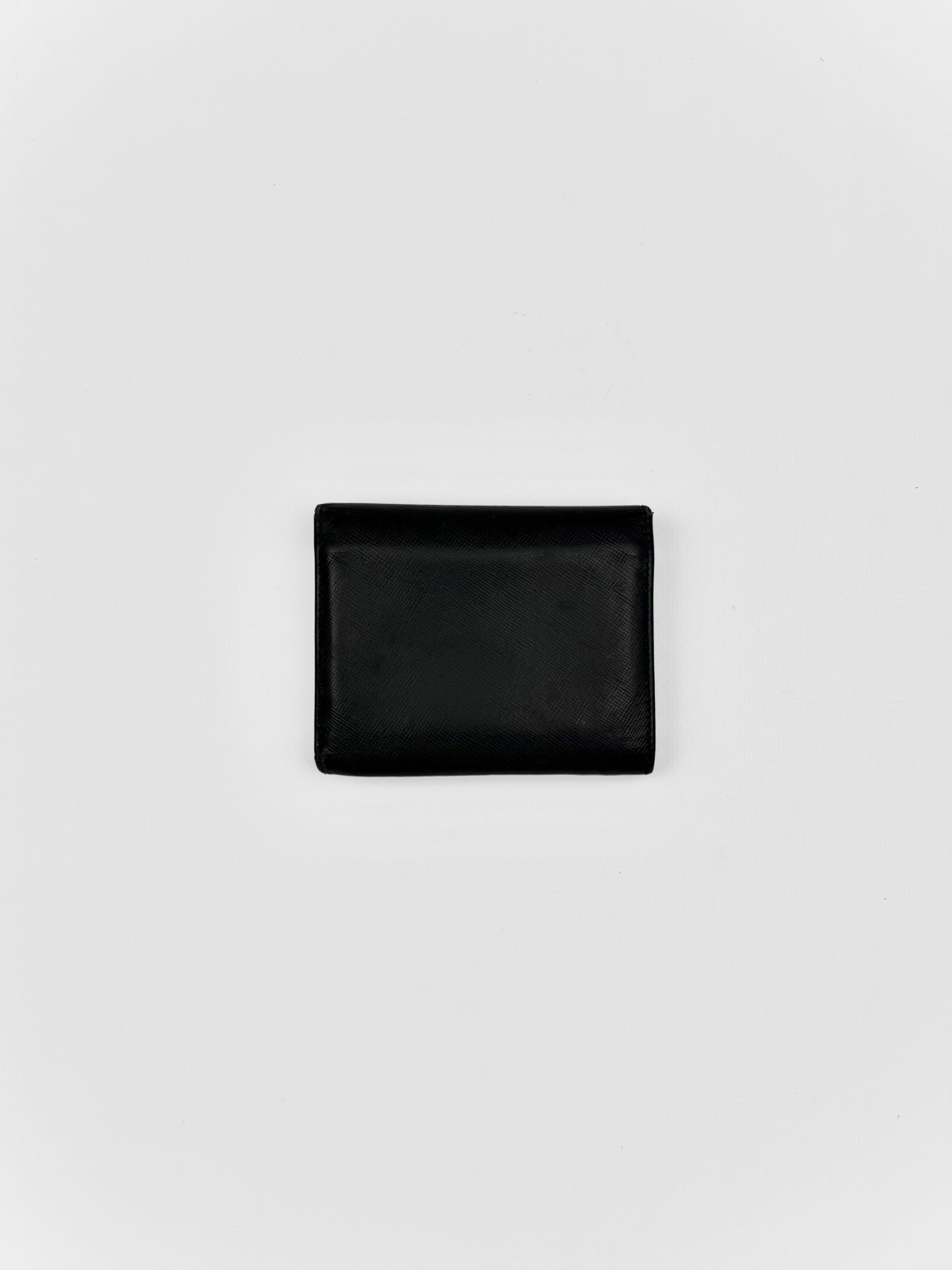 Prada Saffiano Leather Wallet Black