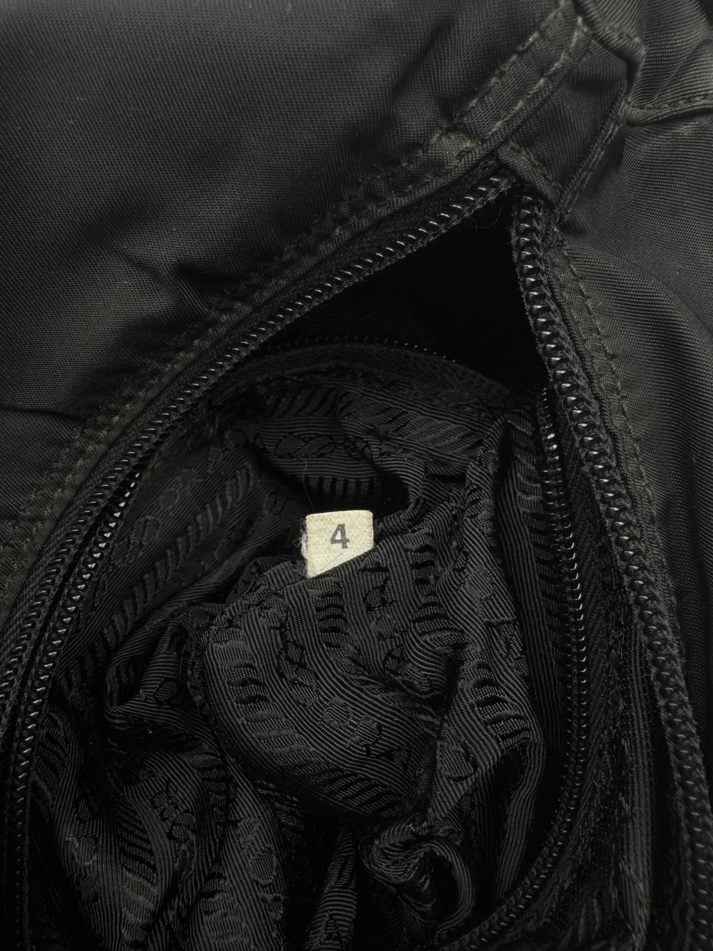 Prada Nylon Buckle Shoulderbag Black