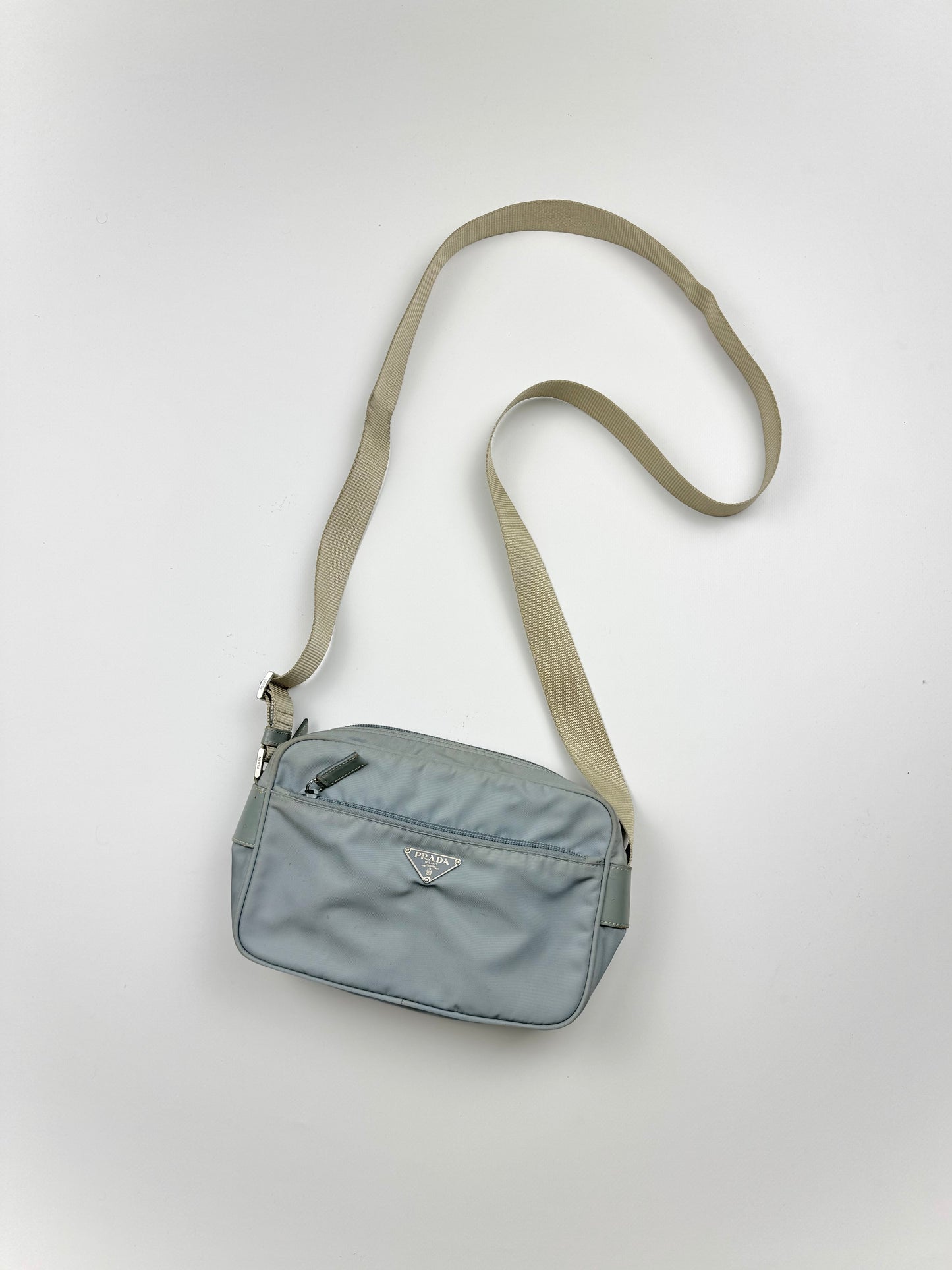 Prada Nylon Shoulderbag Babyblue