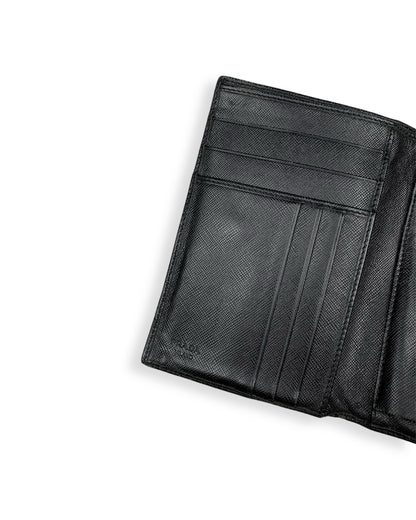 Prada Saffiano Leather Wallet Black