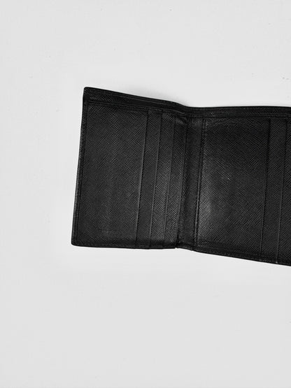 Prada Saffiano Leather Wallet Black