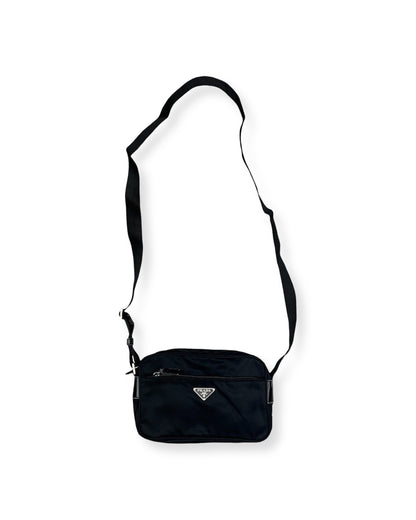 Prada Nylon Shoulder Bag Black