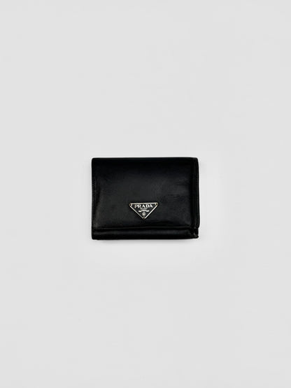 Prada Saffiano Leather Wallet Black