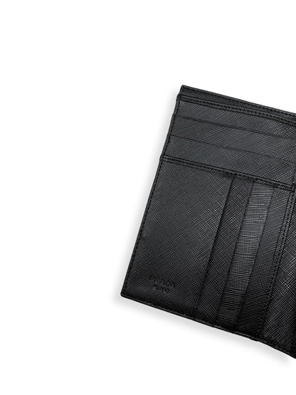 Prada Nylon Saffiano Wallet Black