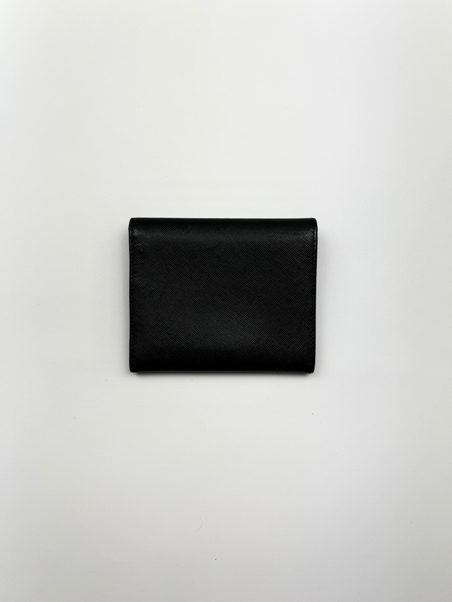 Prada Saffiano Leather Wallet Black