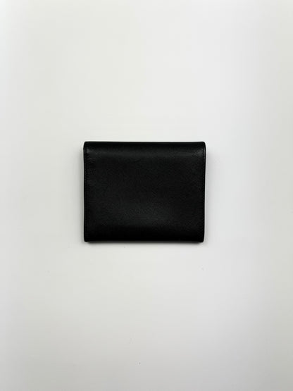 Prada Saffiano Leather Wallet Black