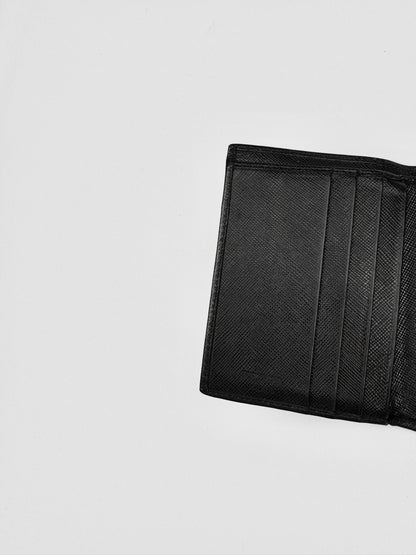 Prada Saffiano Leather Wallet Black