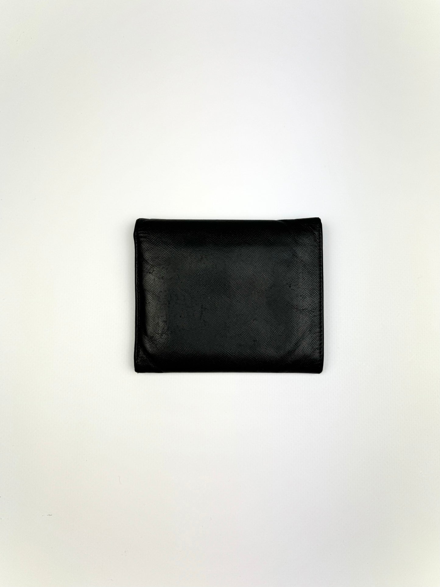 Prada Saffiano Leather Wallet Black