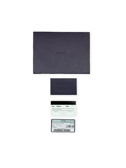 Prada Nylon Saffiano Wallet Black