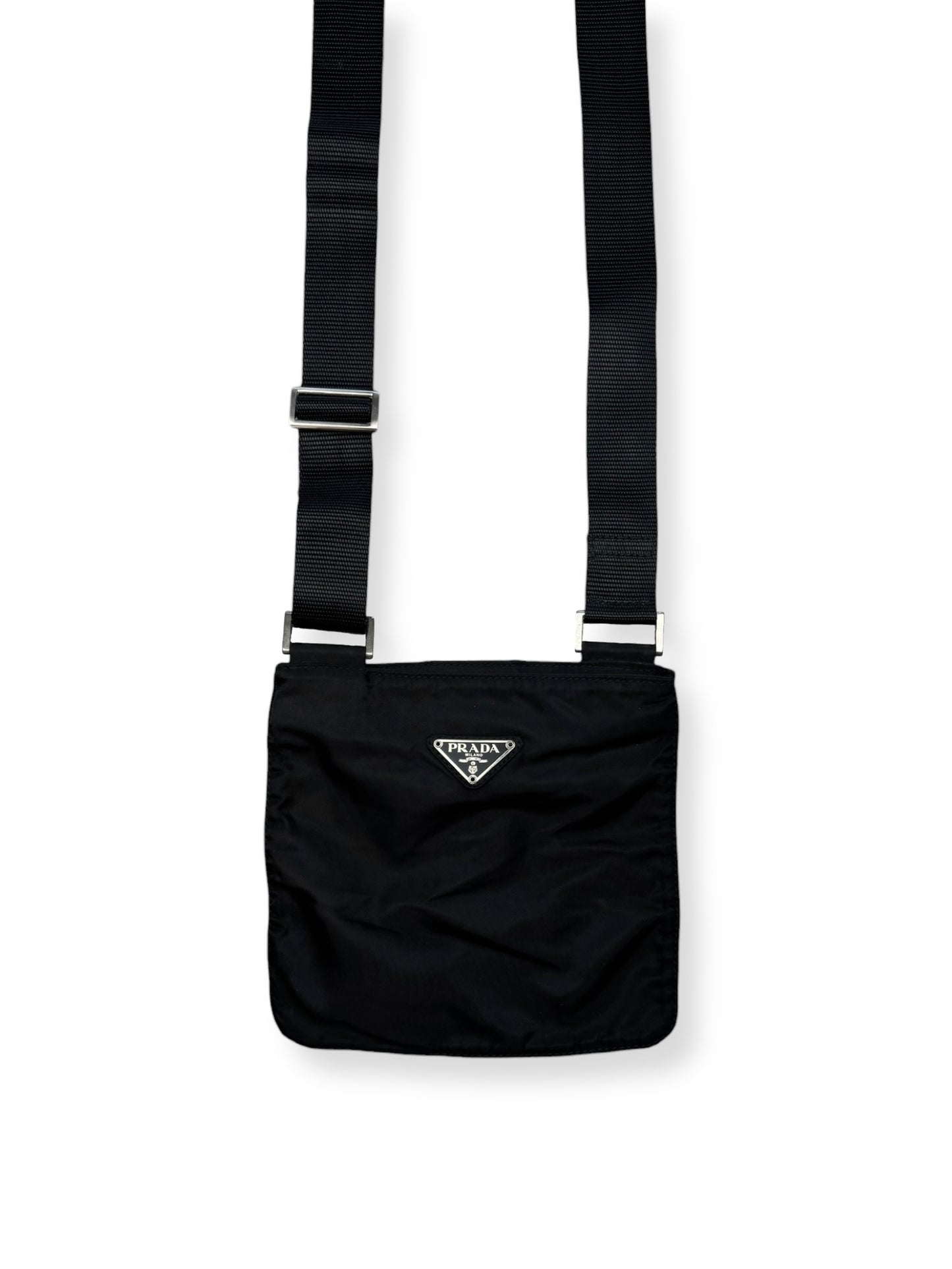 Prada Nylon Shoulderbag Black Small