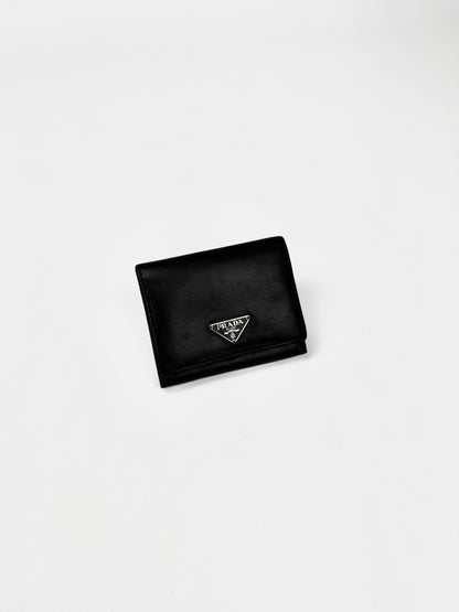 Prada Saffiano Leather Wallet Black