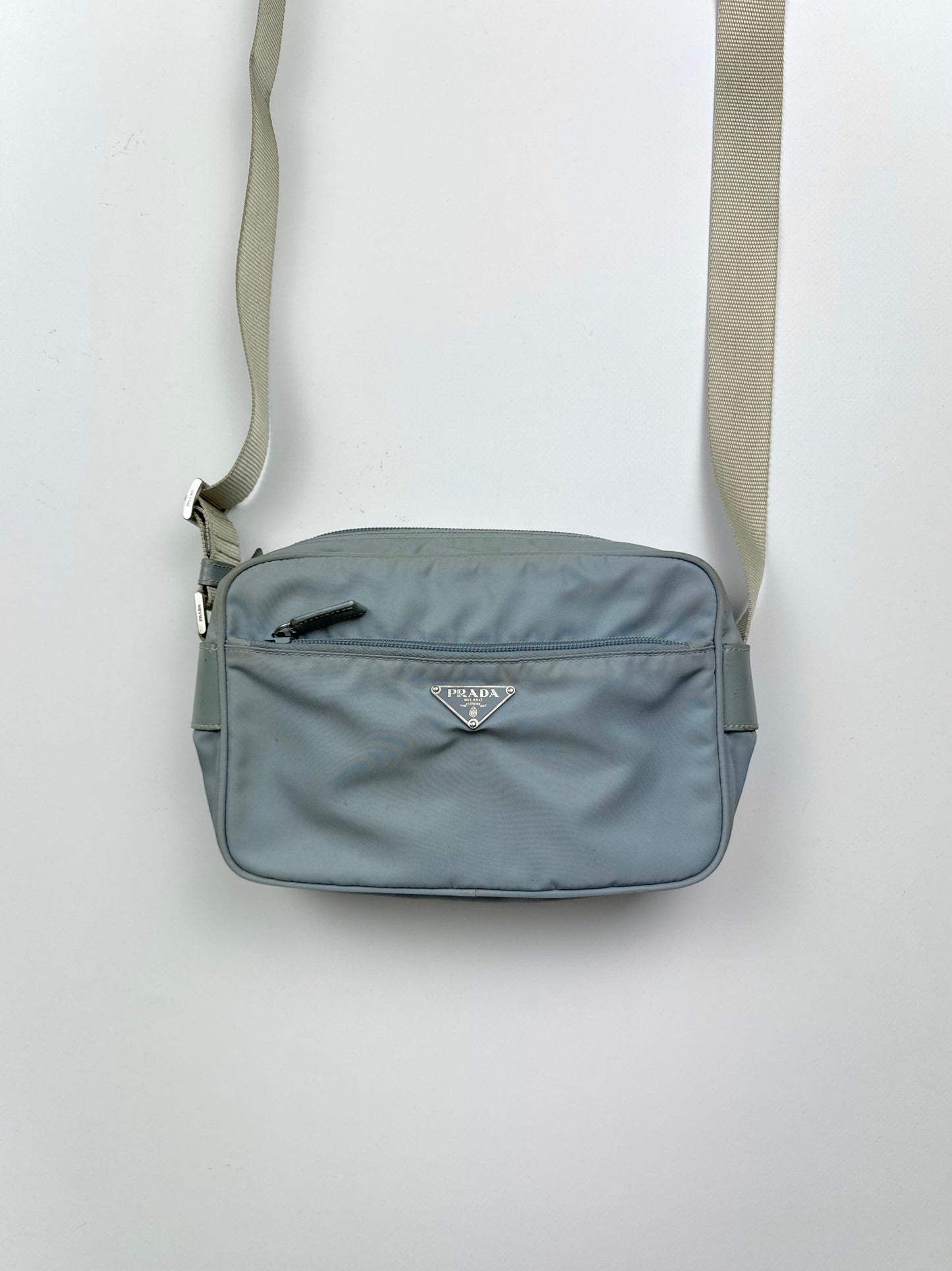 Prada Nylon Shoulderbag Babyblue