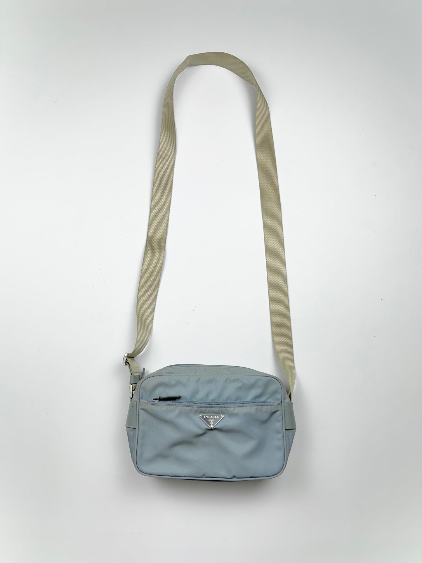 Prada Nylon Shoulderbag Babyblue