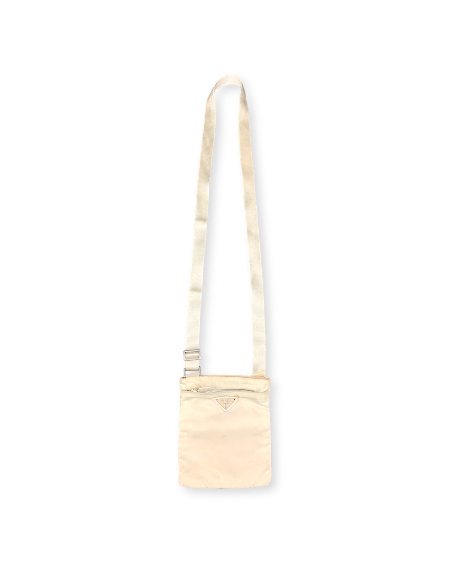 Prada Nylon Shoulderbag Cream Small