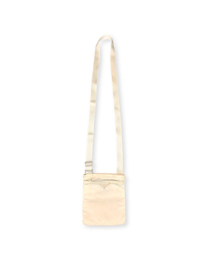 Prada Nylon Shoulderbag Cream Small