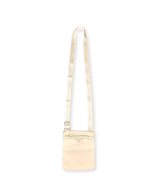 Prada Nylon Shoulderbag Cream Small