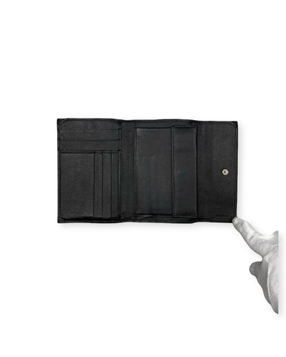 Prada Saffiano Leather Wallet Black