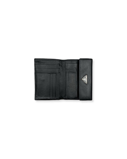 Prada Saffiano Leather Wallet Black