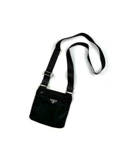 Prada Nylon Shoulderbag Black