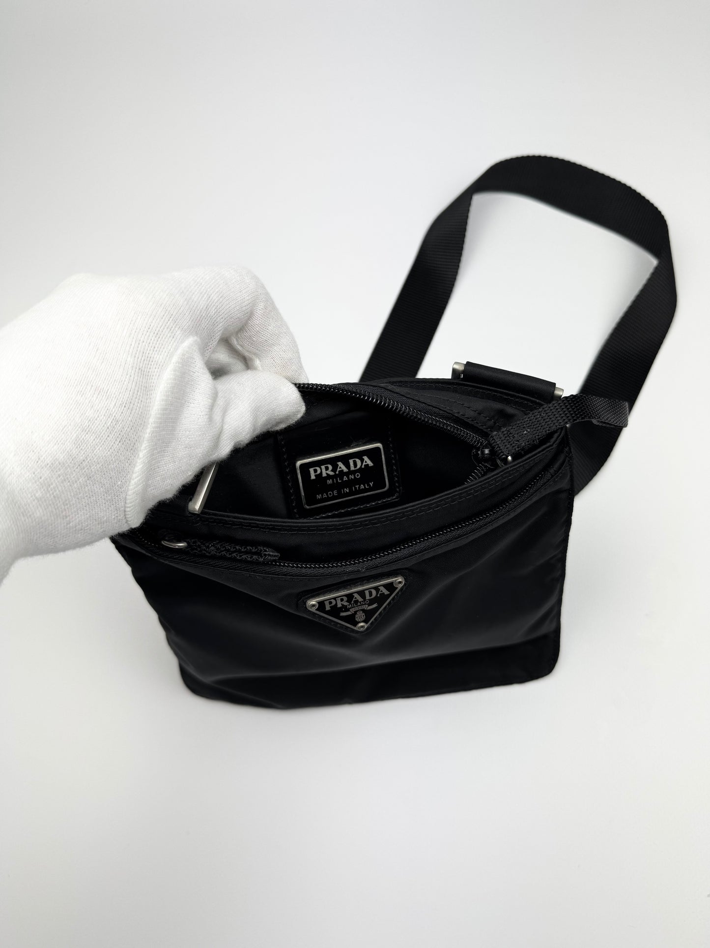 Prada Nylon Shoulderbag Black