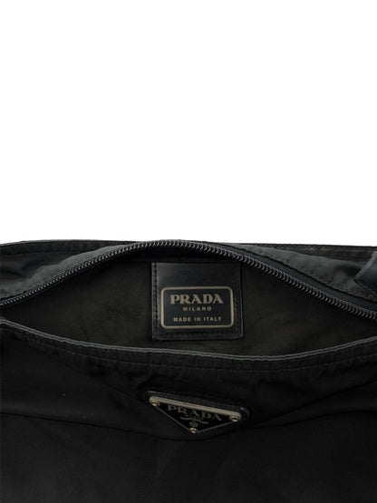 Prada Nylon Shoulder Bag Black