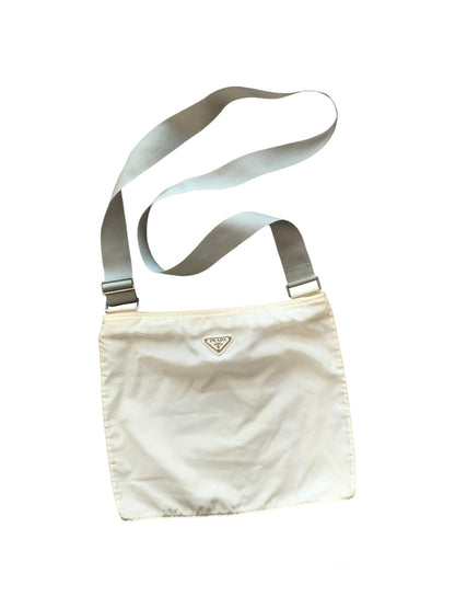 Prada Nylon Shoulderbag Cream White