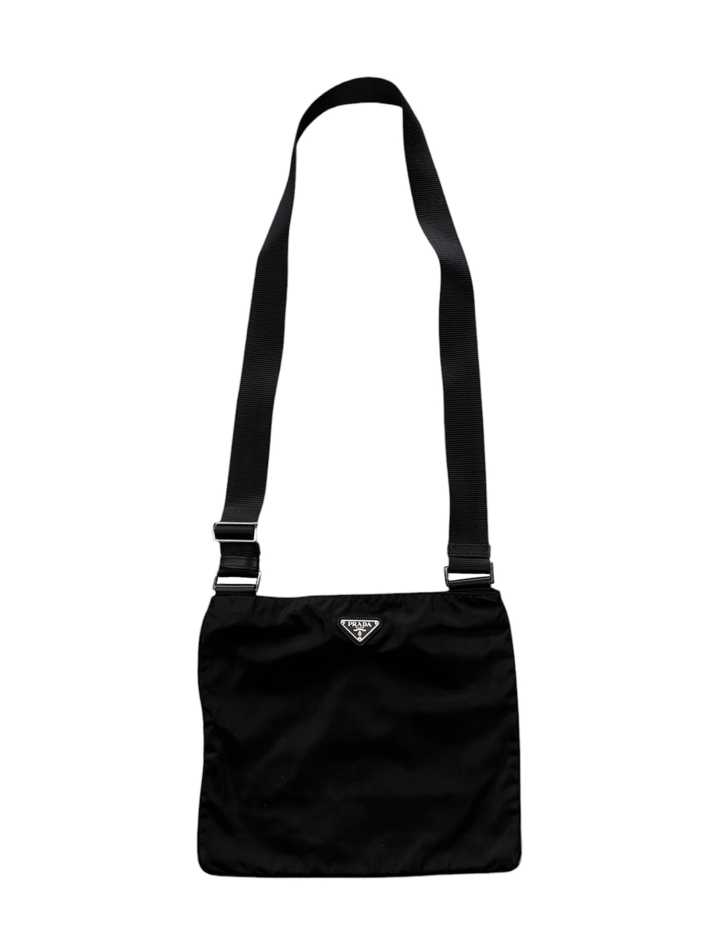 New Prada Nylon Shoulder Bag Black