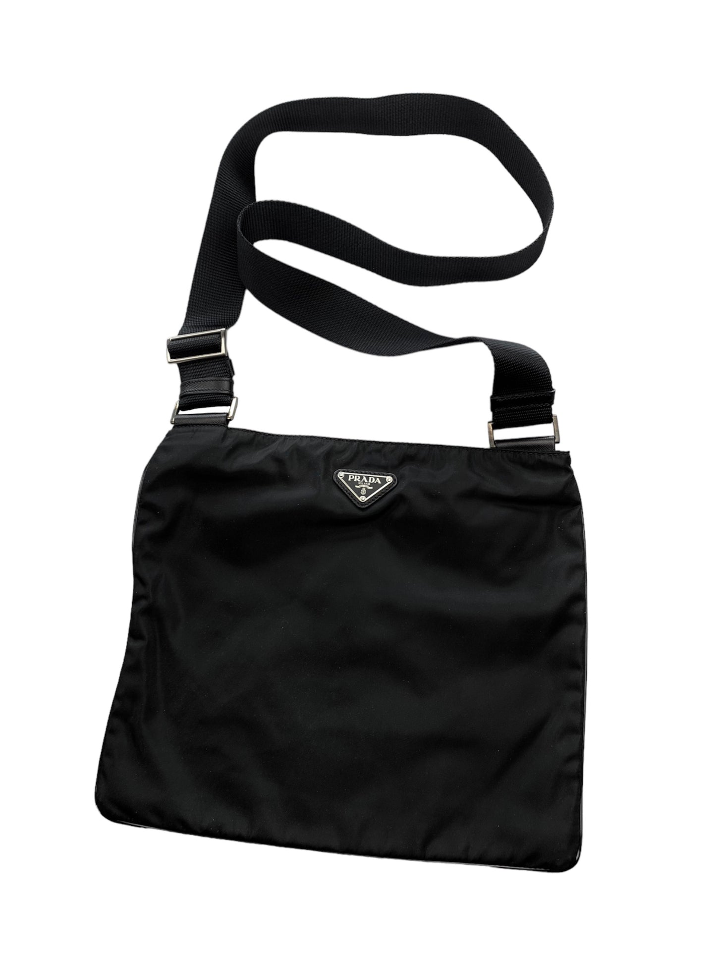 New Prada Nylon Shoulder Bag Black