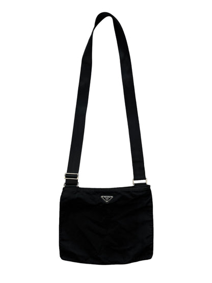 Prada Nylon Shoulder Bag Black