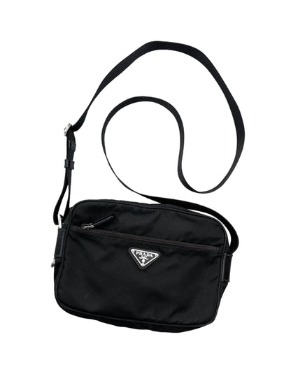 Prada Nylon Shoulder Bag Black