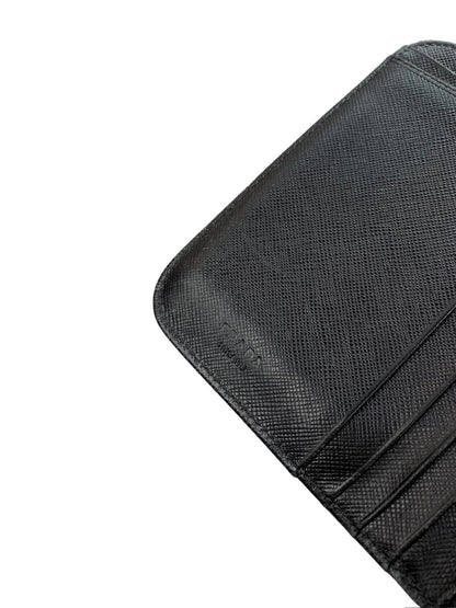 Prada Nylon Saffiano Wallet Black