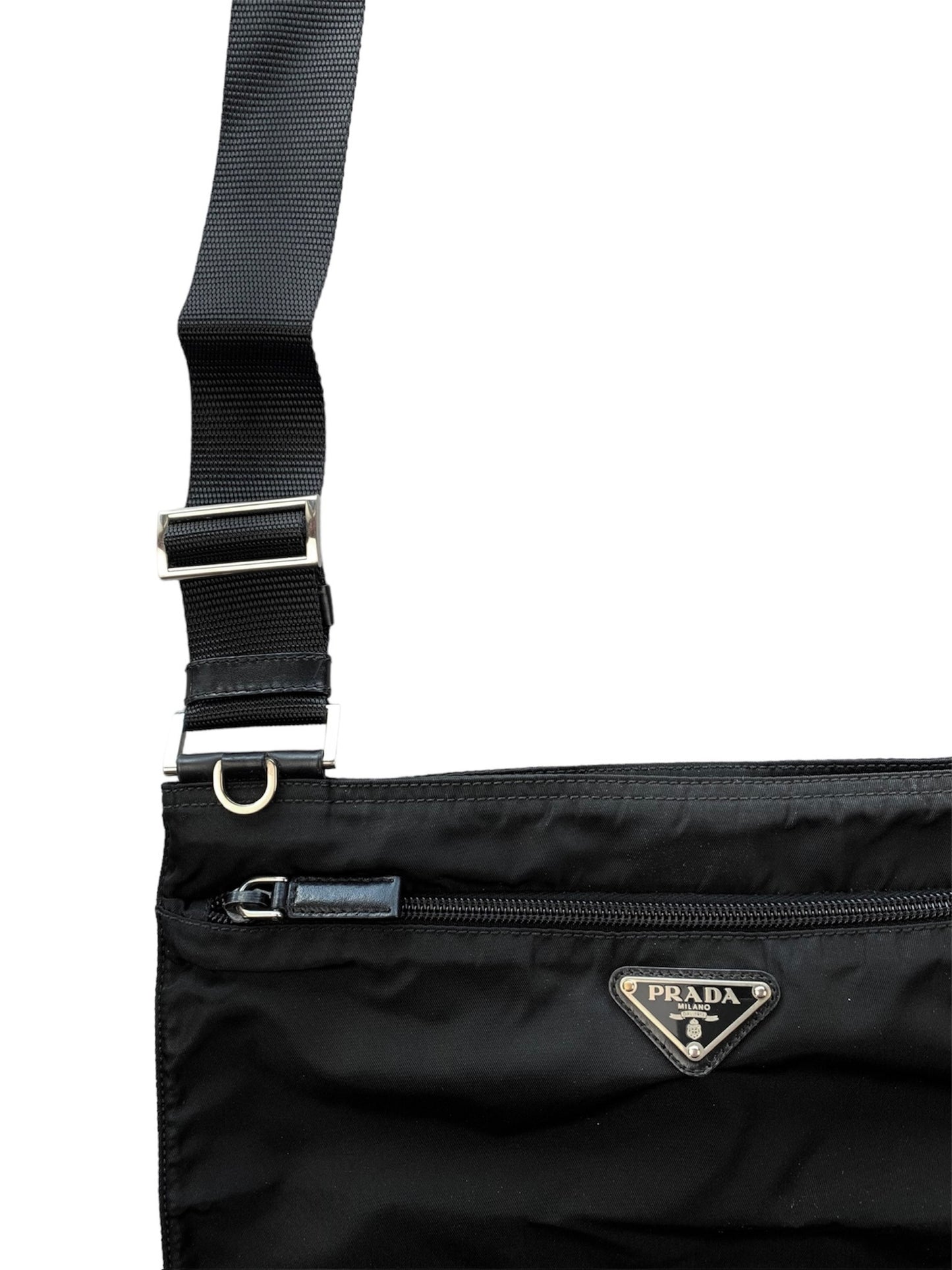 Prada Nylon Shoulderbag Black