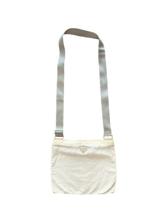 Prada Nylon Shoulderbag Cream White