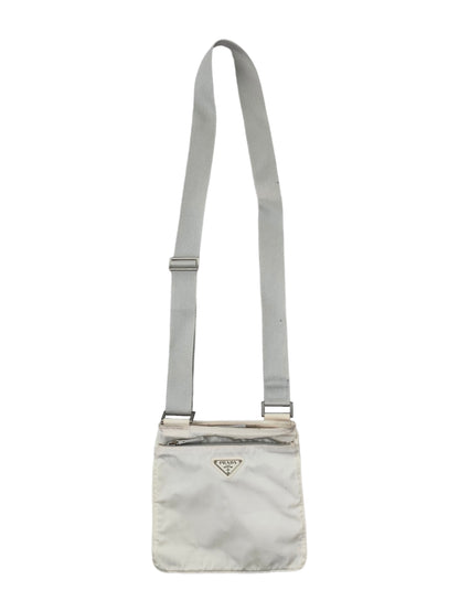 Prada Nylon Shoulder Bag Cream White Mini