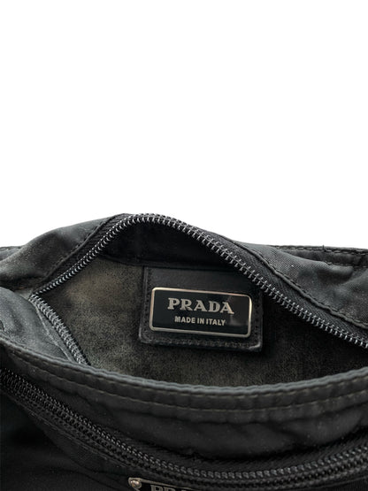 Prada Nylon Shoulder Bag Black Small