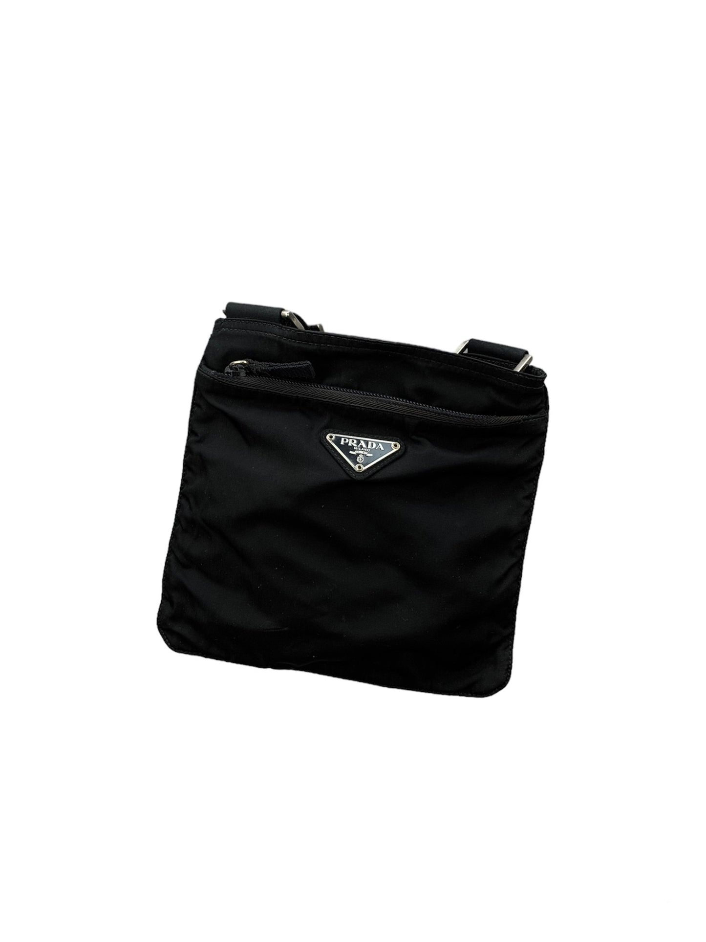 Prada Nylon Shoulder Bag Black