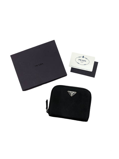 Prada Nylon Saffiano Wallet Black