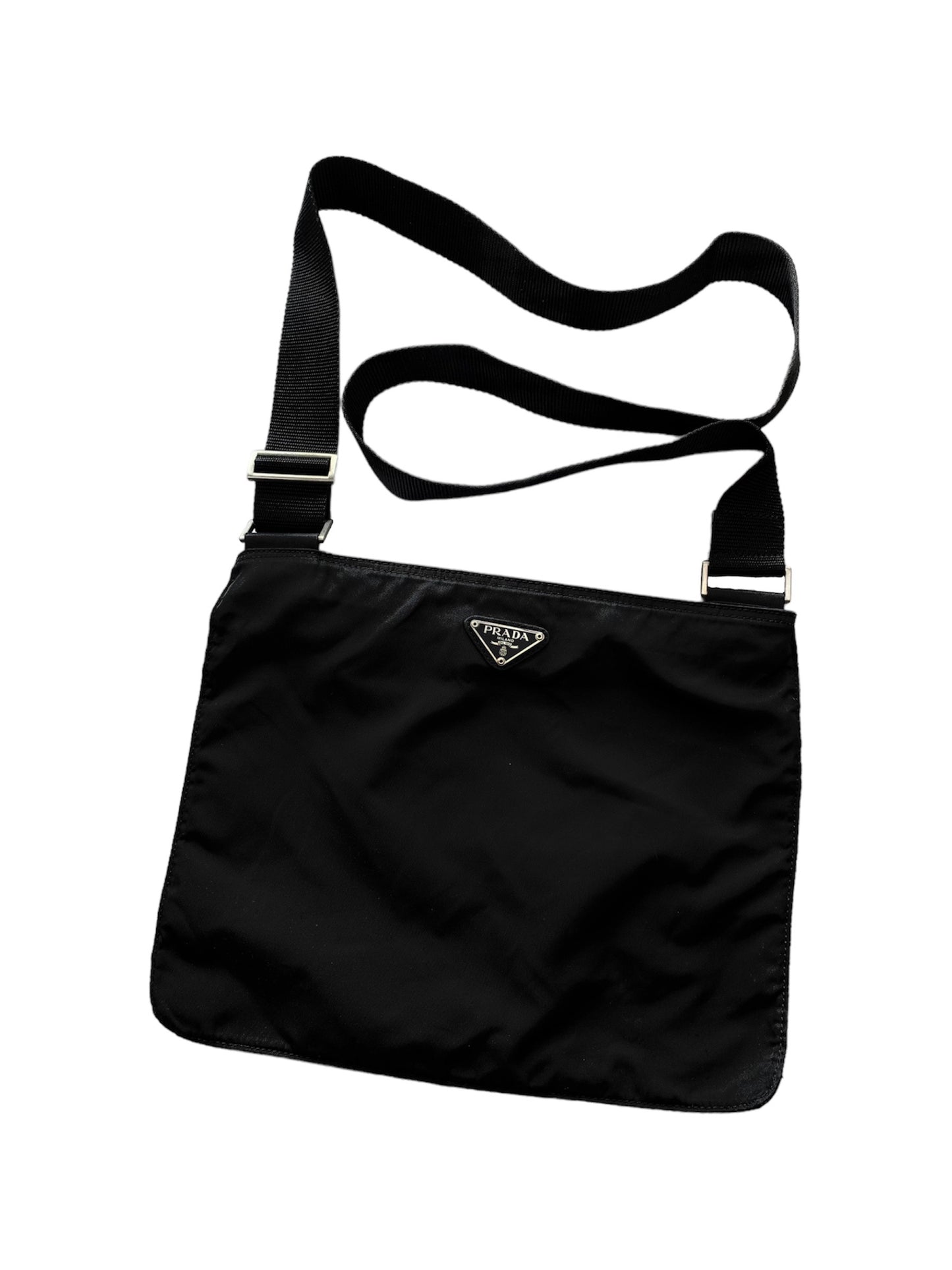 Prada Nylon Shoulder Bag Black