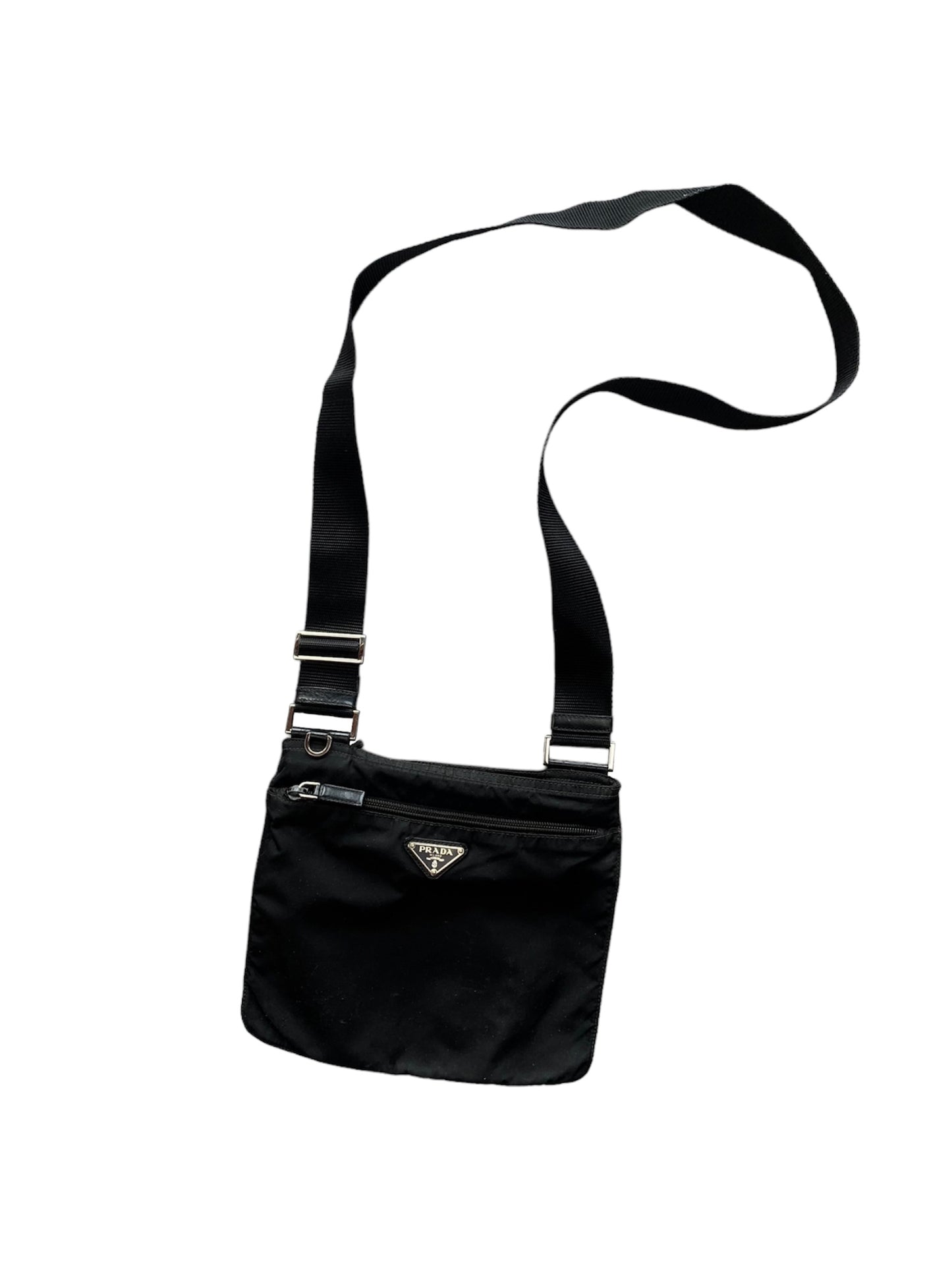 Prada Nylon Shoulderbag Black Small