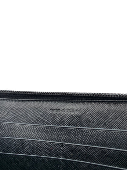 Prada Saffiano Long Wallet Black