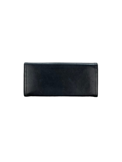 Prada Leather Long Wallet Black