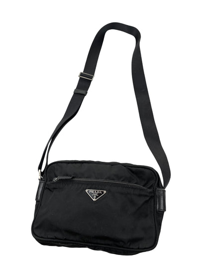 Prada Nylon Shoulder Bag Black