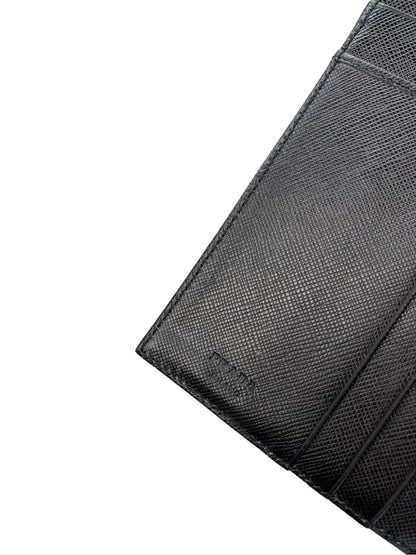 Prada Nylon Saffiano Wallet Black