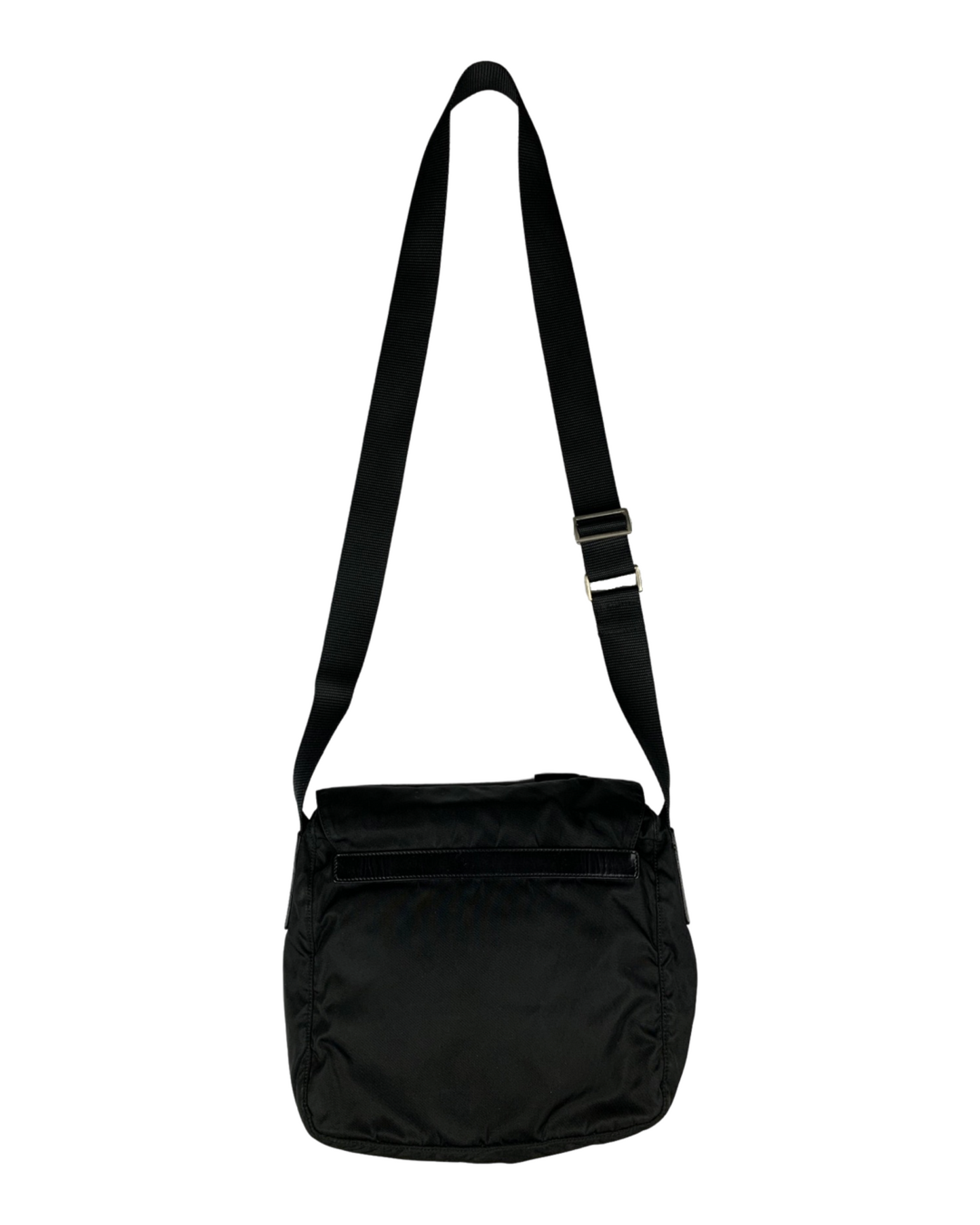 Prada Buckle Shoulder Bag Black