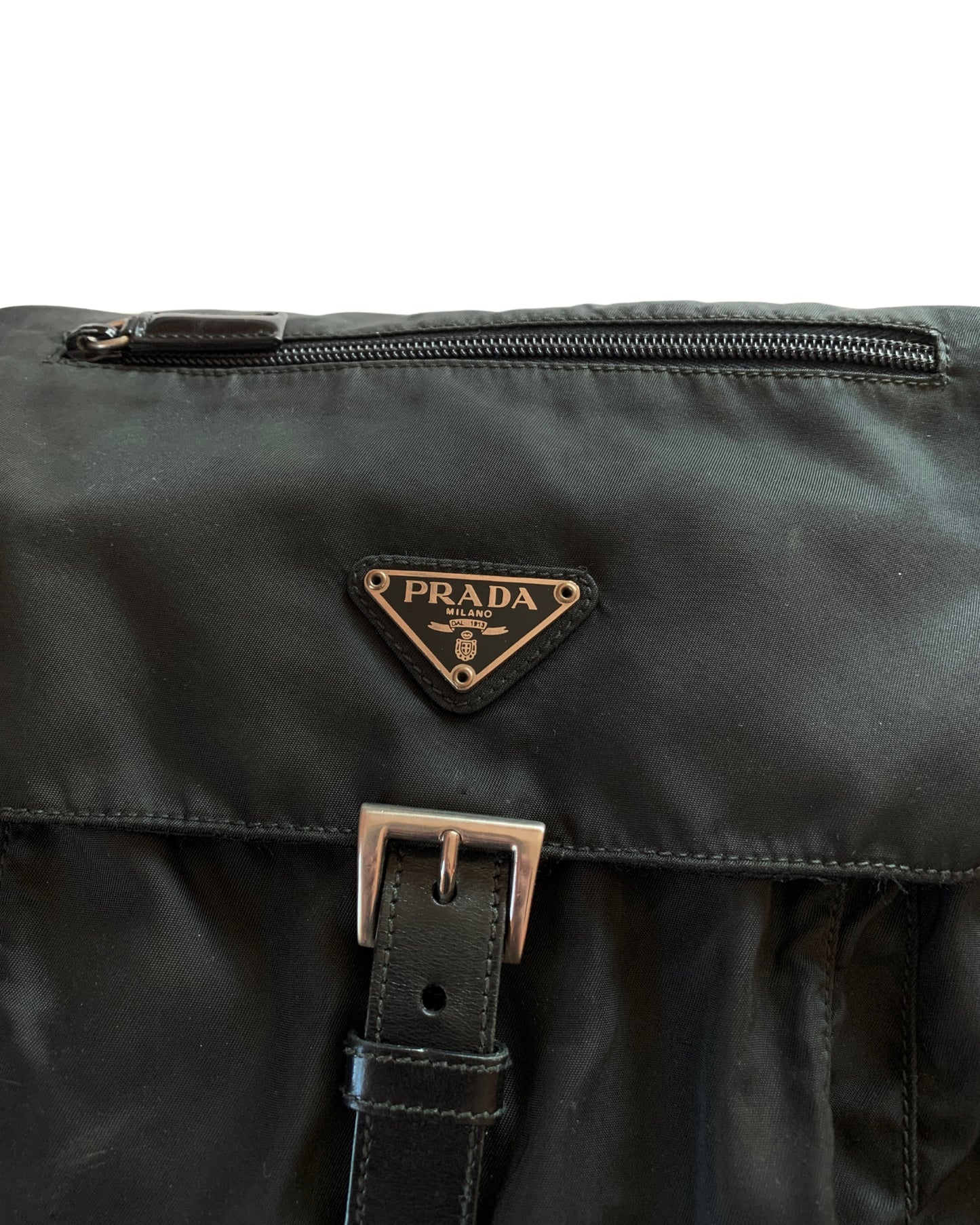 Prada Strap Shoulder Bag Black